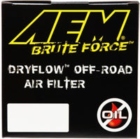 Thumbnail for AEM Dryflow 4in. X 9in. Round Tapered Air Filter