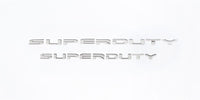 Thumbnail for Putco 17-19 Ford SUPERDUTY Letters (Stamped/Stainless Steel) Tailgate/Rear