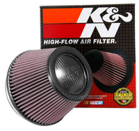 Thumbnail for K&N Universal CarbonFiber Filter 6in Flange / 7-1/2in OD-B / 5-1/8in OD-T / 5in H