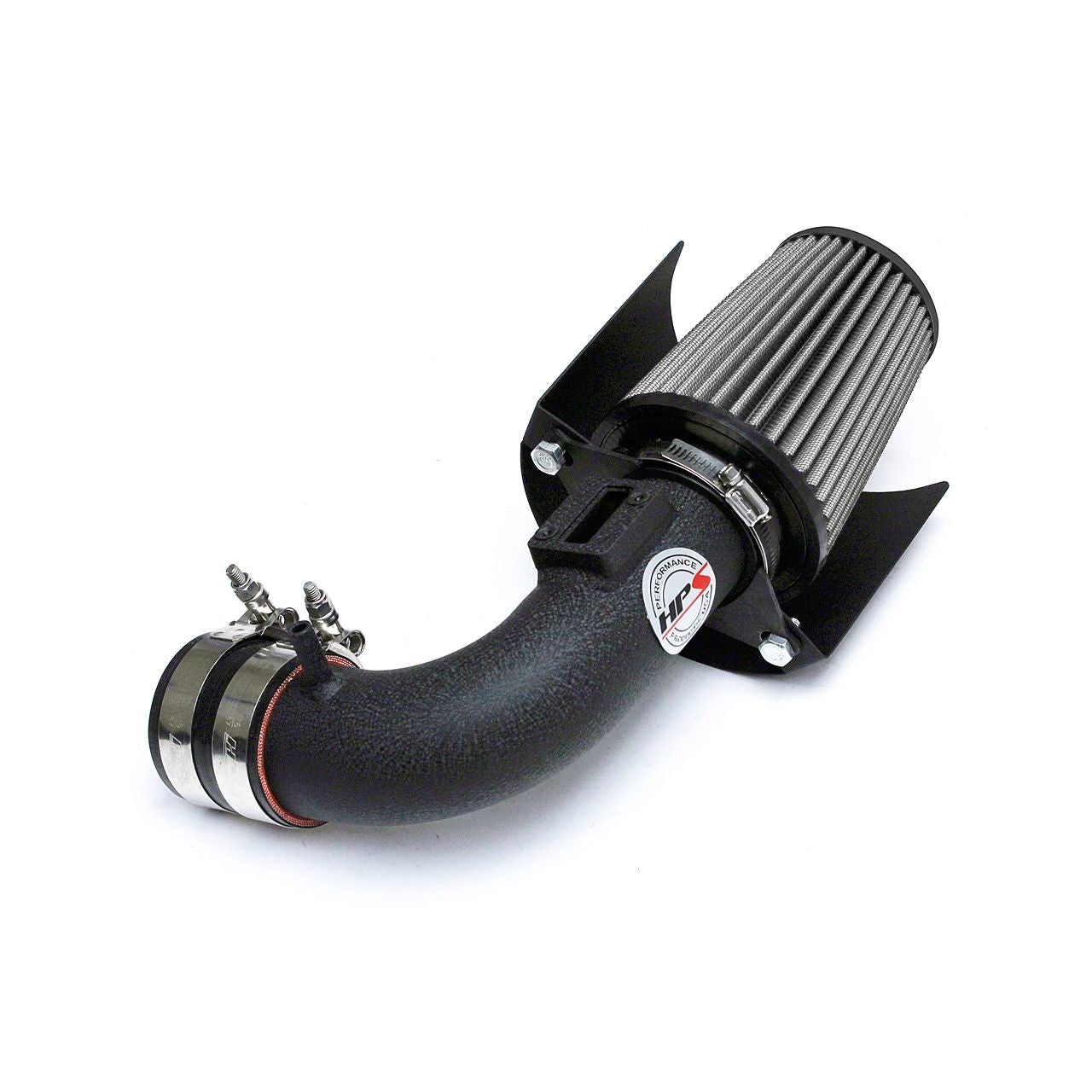 HPS Shortram Air Intake 2015-2017 Honda Fit 1.5L, Includes Heat Shield, Black