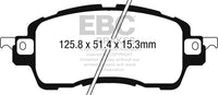 Thumbnail for EBC 2016+ Toyota Yaris iA Greenstuff Front Brake Pads