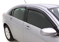 Thumbnail for AVS 07-10 Chrysler Sebring Ventvisor Outside Mount Window Deflectors 4pc - Smoke