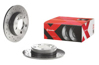 Thumbnail for Brembo 12-18 VW GTI/16-18 Audi A3 Sportback e-tron Rear Premium Xtra Cross Drilled UV Coated Rotor