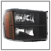 Thumbnail for Xtune GMC Sierra 07-13 Crystal Headlights Black HD-JH-GSIE07-AM-BK