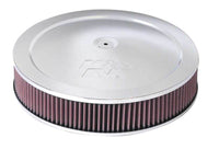 Thumbnail for K&N 14in Red Custom Air Cleaner Assembly - 5.125in ID x 14in OD x 2.75in H x 1.25in Drop Base