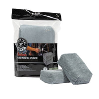 Thumbnail for Chemical Guys Workhorse Microfiber Applicator - 5in x 3in x 1.5in - Gray - 2 Pack