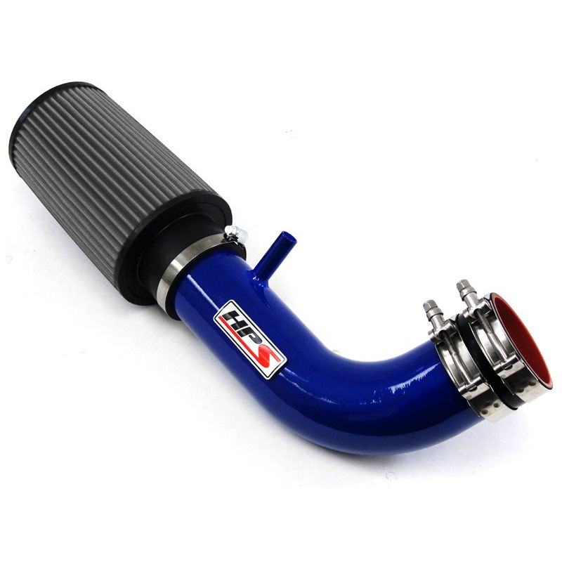 HPS Shortram Air Intake Kit 07-11 Jeep Wrangler 3.8L V6, Blue