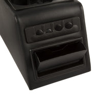 Thumbnail for Rugged Ridge Ultimate Locking Console Black 76-95 Jeep CJ / Jeep Wrangler