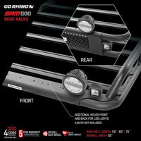 Thumbnail for Go Rhino SRM600 Series Tubular Rack - 75in