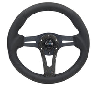 Thumbnail for NRG Reinforced Steering Wheel (320mm) w/Carbon Center Spoke