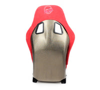 Thumbnail for NRG FRP Bucket Seat ULTRA Edition - Medium (Red Alcantara/Pearlized Back)