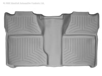 Thumbnail for WeatherTech 07-13 Chevrolet Silverado (Excl. Hybrid) Crew Cab Rear FloorLiner - Grey