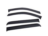 Thumbnail for EGR 16-17 Nissan Titan Crew Cab SlimLine Tape-On WindowVisors Set of 4 - Light Smoke