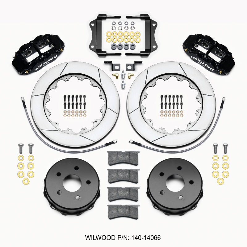 Wilwood Narrow Superlite 4R Rear Kit 14.00in 2007-up Jeep JK w/Lines