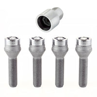 Thumbnail for McGard Wheel Lock Bolt Set - 4pk. (Cone Seat) M12X1.5 / 21mm Hex / 36.3mm Shank Length - Chrome