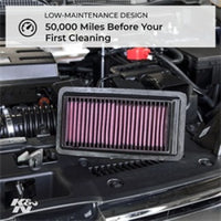 Thumbnail for K&N 2012 Hyundai Santa Fe III 2.0L F/I Replacement Drop In Air Filter