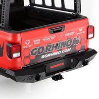 Thumbnail for Go Rhino 20-22 Jeep Gladiator JT Trailine Rear Full Width Bumper - Tex. Blk