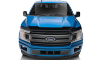 Thumbnail for AVS 15-18 Ford F-150 Aeroskin Low Profile Acrylic Hood Shield - Smoke