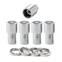 Thumbnail for McGard Wheel Lock Nut Set - 4pk. (Long Shank Seat) 7/16-20 / 13/16 Hex / 1.75in. Length - Chrome