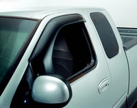 Thumbnail for AVS 98-04 Nissan Frontier Aerovisor Front Outside Mount Window Deflector 2pc - Smoke