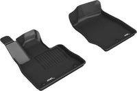 Thumbnail for 3D MAXpider 20-22 Ford Explorer Kagu 1st Row Floormat - Black