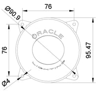 Thumbnail for Oracle 95mm 15W High Beam LED Emitter - 6000K SEE WARRANTY