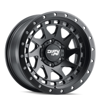 Thumbnail for Dirty Life 9311 Enigma Pro 17x9/6x135 BP/-12mm Offset/87.1mm Hub Matte Black Wheel - Beadlock