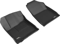 Thumbnail for 3D MAXpider 20-21 Hyundai Venue Kagu 1st Row Floormats - Black