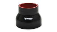 Thumbnail for Vibrant 4 Ply Reinforced Silicone Transition Connector - 3.25in I.D. x 4in I.D. x 3in long (BLACK)