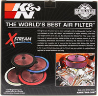 Thumbnail for K&N X-Stream Top Filter X-Stream 14in OD - Red