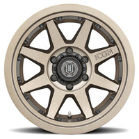 Thumbnail for ICON Rebound Pro 17x8.5 6x5.5 25mm Offset 5.75in BS 95.1mm Bore Bronze Wheel