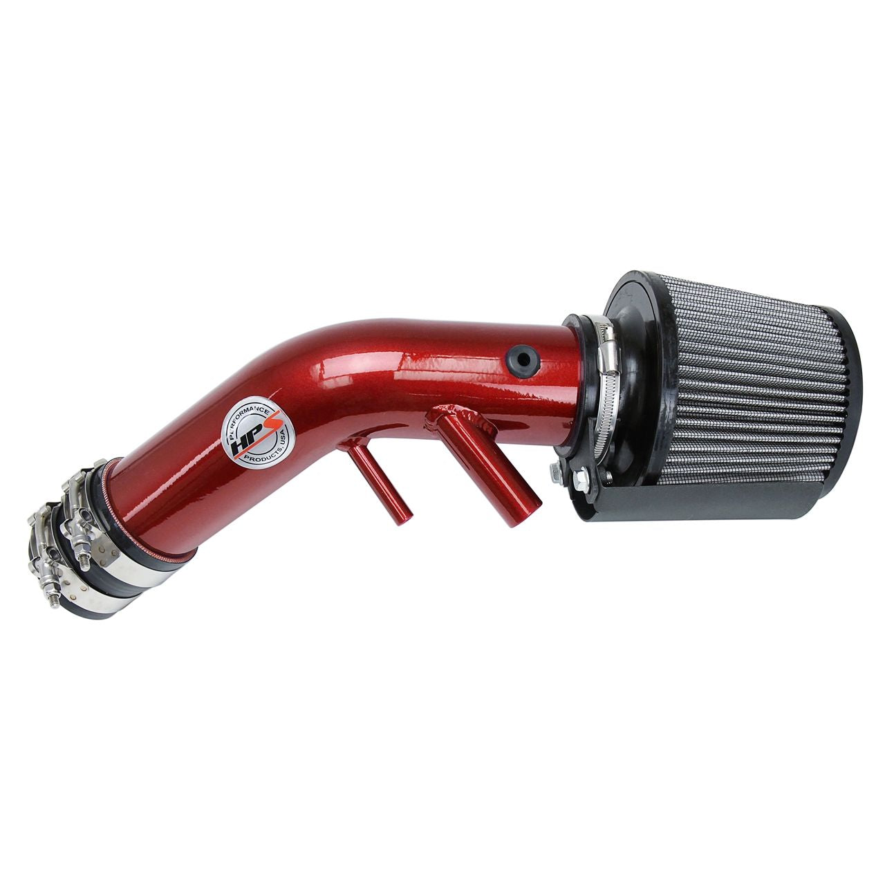 HPS Shortram Air Intake Kit 15-19 Hyundai Sonata Eco 1.6L Turbo, Includes Heat Shield, Red