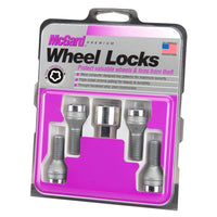 Thumbnail for McGard Wheel Lock Bolt Set - 4pk. (Cone Seat) M12X1.25 / 19mm Hex / 29.1mm Shank Length - Chrome