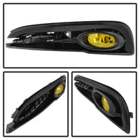 Thumbnail for Spyder Honda Civic 2013-2014 4dr OEM Fog Light W/Switch Yellow FL-HC2013-4D-Y