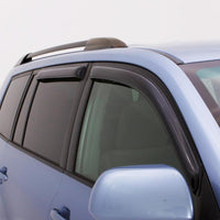 Thumbnail for AVS 14-17 Nissan Rogue (Excl. Sport Model) Ventvisor Outside Mount Window Deflectors 4pc - Smoke