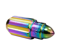 Thumbnail for NRG 500 Series M12 X 1.5 Bullet Shape Steel Lug Nut Set - 21 Pc w/Lock Key - Neochrome