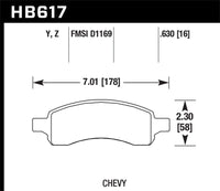 Thumbnail for Hawk Performance Ceramic Street Brake Pads