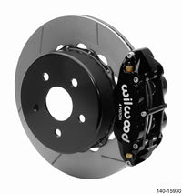 Thumbnail for Wilwood Superlite 4R Rear Brake Kit 14.00 Black 2018-Up Jeep JL w/Lines