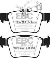 Thumbnail for EBC 2017+ Alfa Romeo Giulia 2.0L Turbo Greenstuff Rear Brake Pads