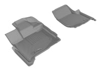 Thumbnail for 3D MAXpider 2015-2020 Ford F-150 Supercab Kagu 1st Row Floormat - Gray