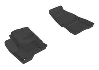 Thumbnail for 3D MAXpider 2009-2019 Ford Flex Kagu 1st Row Floormat - Black