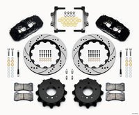 Thumbnail for Wilwood AERO4 Rear Kit 14.00 Drilled 2007-2011 BMW E90 Series w/Lines