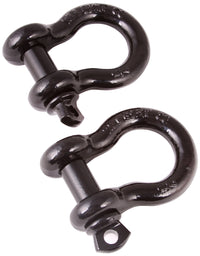 Thumbnail for Rugged Ridge Black 7/8th Inch D-Shackles