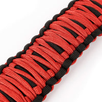 Thumbnail for Rugged Ridge Paracord A-Pillar Grab Handle Red 07-18 Jeep Wrangler JK