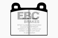 Thumbnail for EBC 68-72 Alfa Romeo 1750 1.75 Greenstuff Front Brake Pads