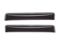 Thumbnail for WeatherTech 14+ Chevrolet Silverado 1500 Rear Side Window Deflectors - Dark Smoke