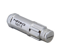 Thumbnail for NRG 700 Series M12 X 1.5 Steel Lug Nut w/Dust Cap Cover Set 21 Pc w/Locks & Lock Socket - Silver