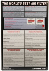 Thumbnail for K&N Replacement Air Filter 10.625in O/S Length x 5.75in O/S Width x 1in Height