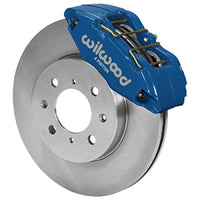 Thumbnail for Wilwood DPHA Front Caliper & Rotor Kit Honda / Acura w/ 262mm OE Rotor - Competition Blue