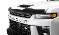 Thumbnail for AVS 20-22 Chevrolet Silverado 2500 HD Bugflector Medium Profile Hood Shield - Smoke